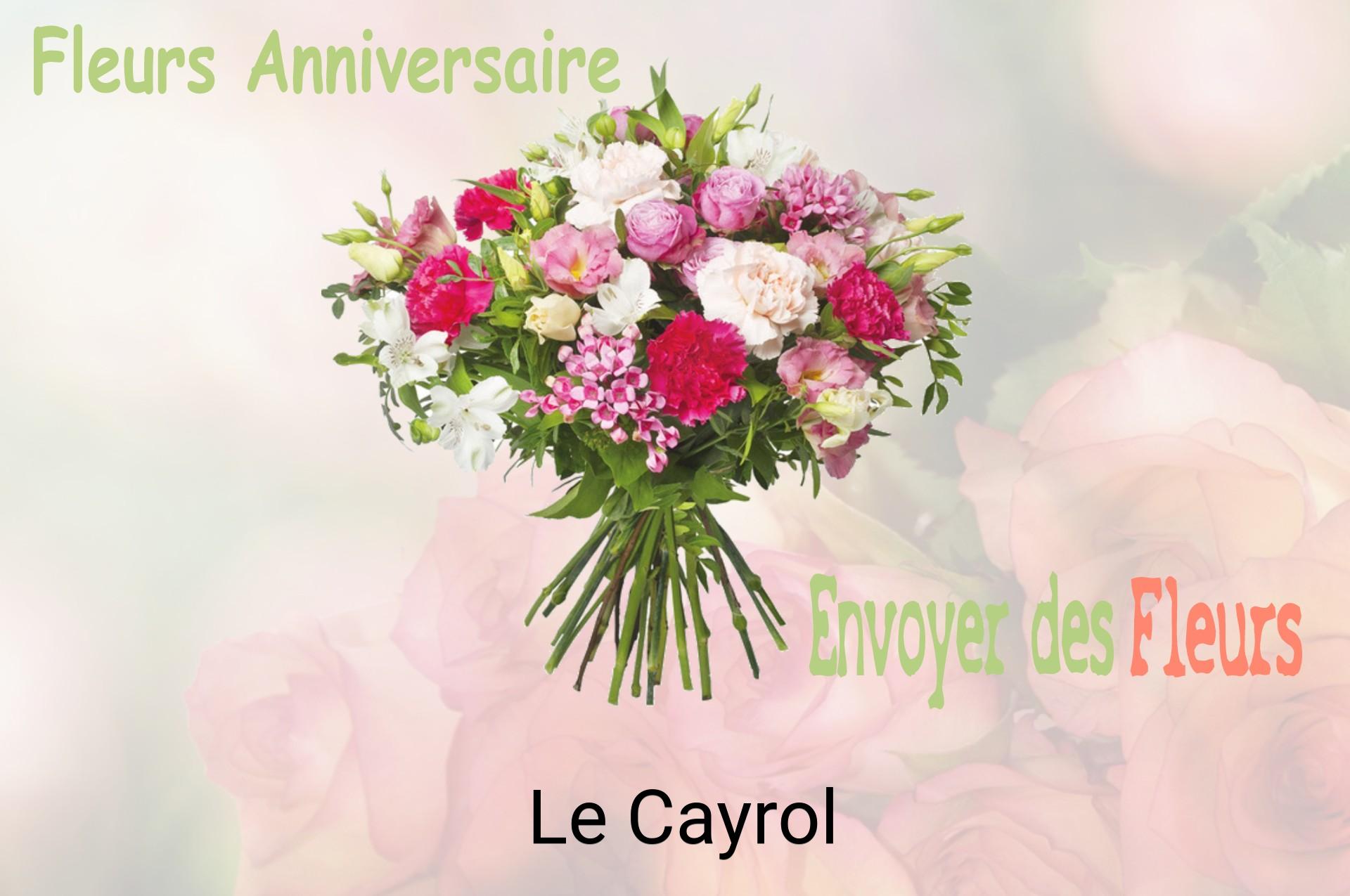 Bouquet de fleurs d’anniversaire livré à Le Cayrol